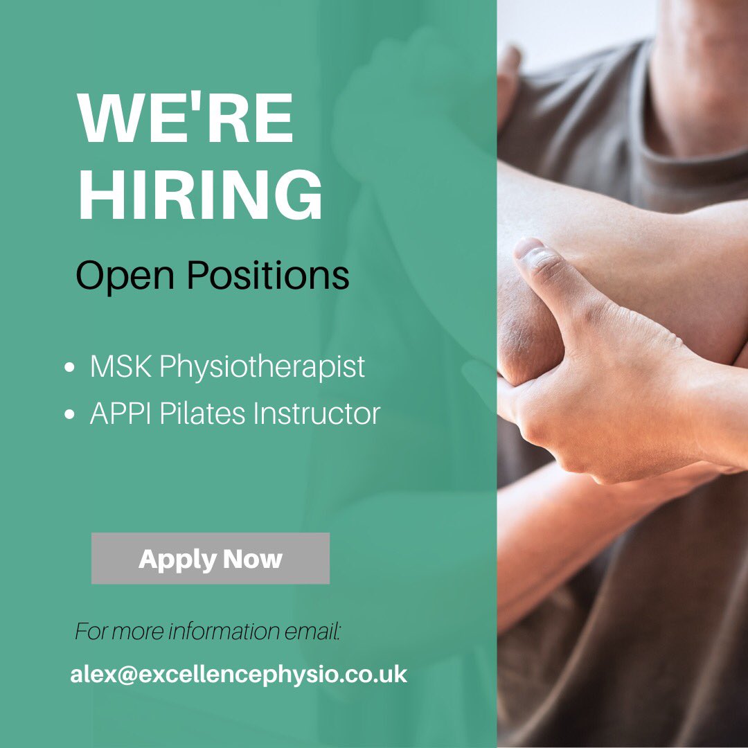 OakhamPhysio's tweet photo. We’re hiring 🙌🏻

If you’re looking for a new challenge and want to work with an amazing team then get in touch 👇🏻
#physio #pilates #rutland https://t.co/X0LawxC4Uh