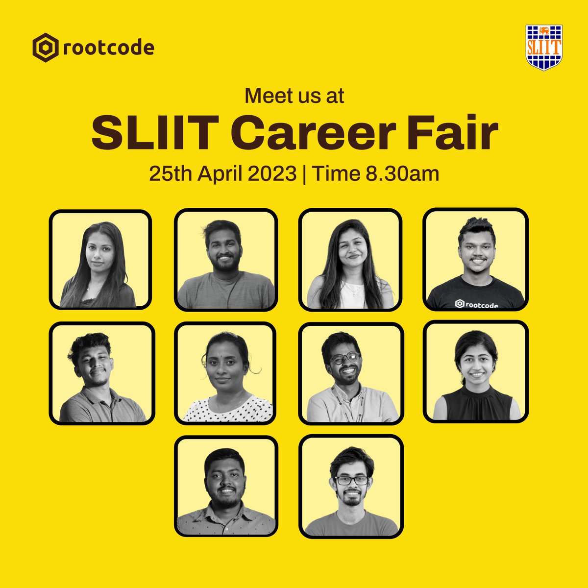 rootcode_io's tweet photo. Come say hi to us at the SLIIT career fair happening tomorrow from 8.30 am onwards. Let's talk about how you can be a part of a great tech team! See you there π
#careerfair #techteam #career #rootcode https://t.co/WBRQeISxjw