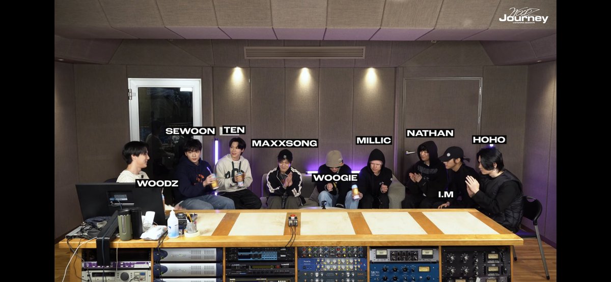 woodzmdz's tweet photo. OHMYGOD THE LINEUP FOR WOODZ’S LISTENING SESSION ????

- Sewoon
- Ten 
- Maxxsong
- Woogie
- Millic
- I.M
- Nathan 
- Hoho https://t.co/kbmzNyGI4D