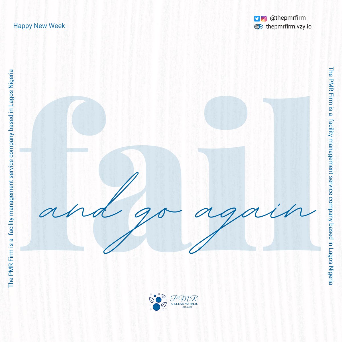 thepmrfirm's tweet image. Success is not a destination, it's a journey. Don't let failures discourage you, use them as stepping stones towards your goals. 

#failureisprogress #neverstoptrying 
#thepmrfirm #newweeknewchances #failandtryagain