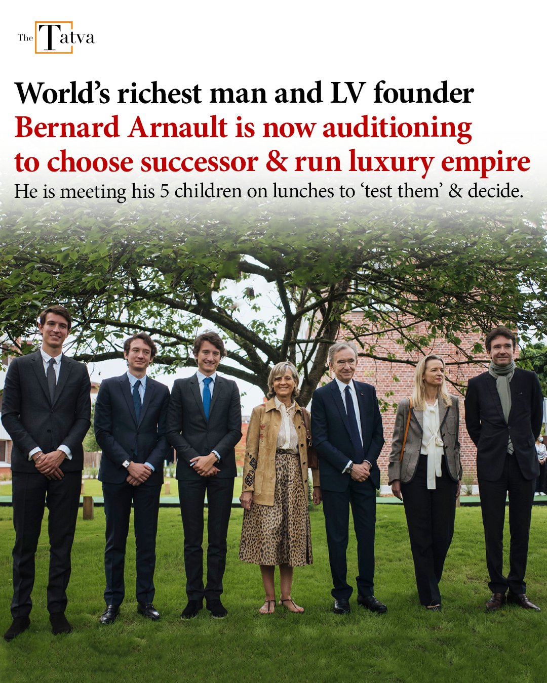 World's Richest Person Bernard Arnault Auditioning His 5 Children