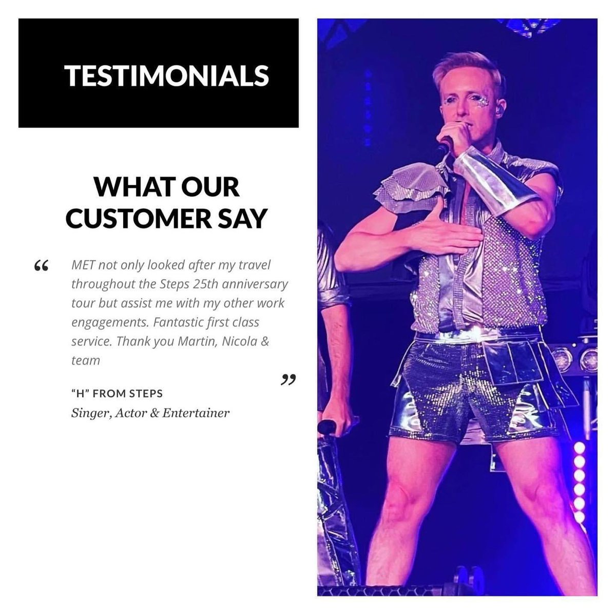 metexecutive's tweet photo. Thank you @ianhwatkins for this lovely testimonial.

Always a pleasure to have you onboard. 

#testimonial #vip #steps #band #singer #dj #actor #panto #pleasure https://t.co/gA2bDzyjPv