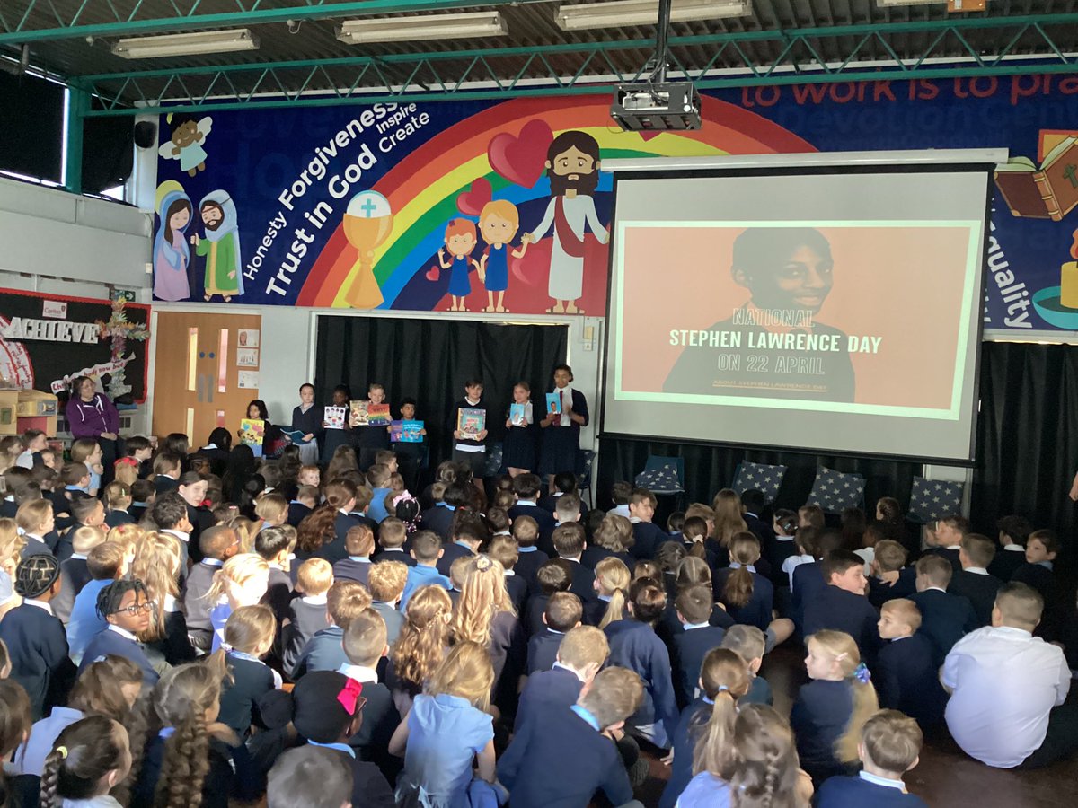 ctkrcps's tweet photo. Joining together as a school family to remember and honour @sldayfdn - this week, we are sharing stories about diversity and social justice #StephenLawrenceDay @DLawrenceOBE Ask your children about this at home, Mrs P❤️ https://t.co/UMTE25Xbed