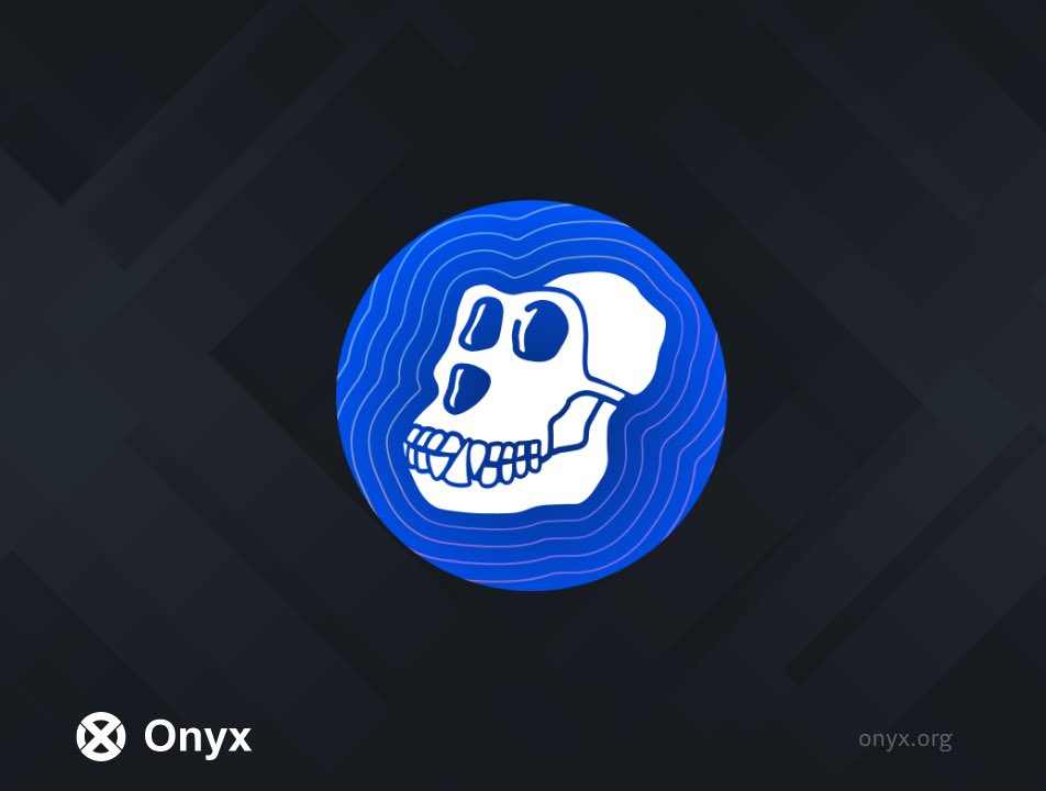 Onyx's tweet photo. $APE is still the token with the highest APY on Onyx Protocol when boosted by $XCN 👀🐵 

Current APY? 79% 💪 https://t.co/REoYCv36YY 👈

Looking to supply #NFTs instead? #MAYC 🧟‍♂️🐵 still has a supply rate of 455% APY 🔥 https://t.co/xu88r8sugJ