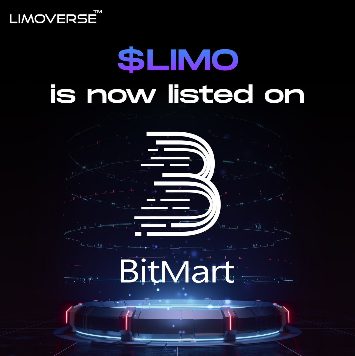 limoverseglobal's tweet photo. We are pleased to announce that Limoverse Token - $LIMO is now officially listed on @BitMartExchange 💥🚀 
 
👉Trading pair: LIMO/USDT 
 
🔗 https://t.co/7nygFABbL2
 
Happy Trading 💪 
 
#Limoverse #BitMart #NewListing https://t.co/tS5M5yku53