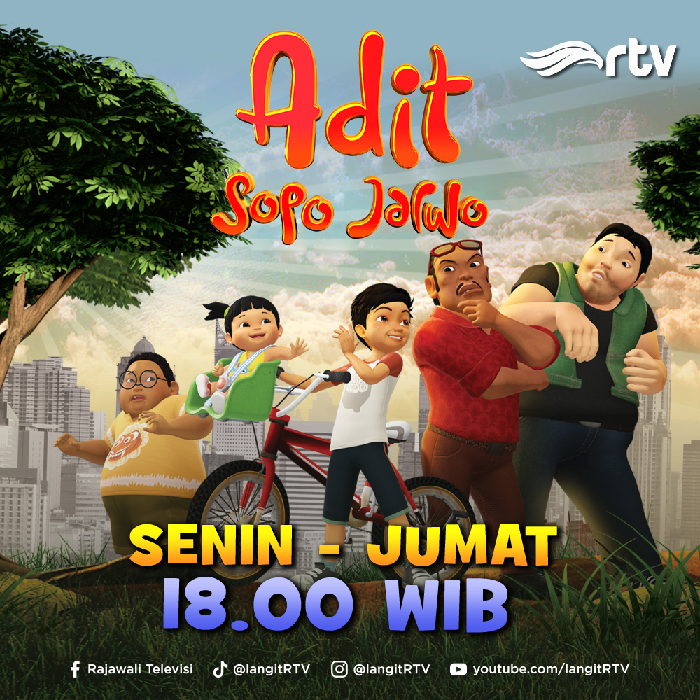 langitRTV's tweet image. Ini dia program yang akan menemani waktu kalian berkumpul bersama keluarga ya guys, tentunya dengan episode seru dari Bang Jarwo yang akan membantu Adit dan Dennis membersihkan rumah. Saksikan sore ini pkl. 18.00 WIB hanya di RTV

#programrtv #asj #aditsopojarwo