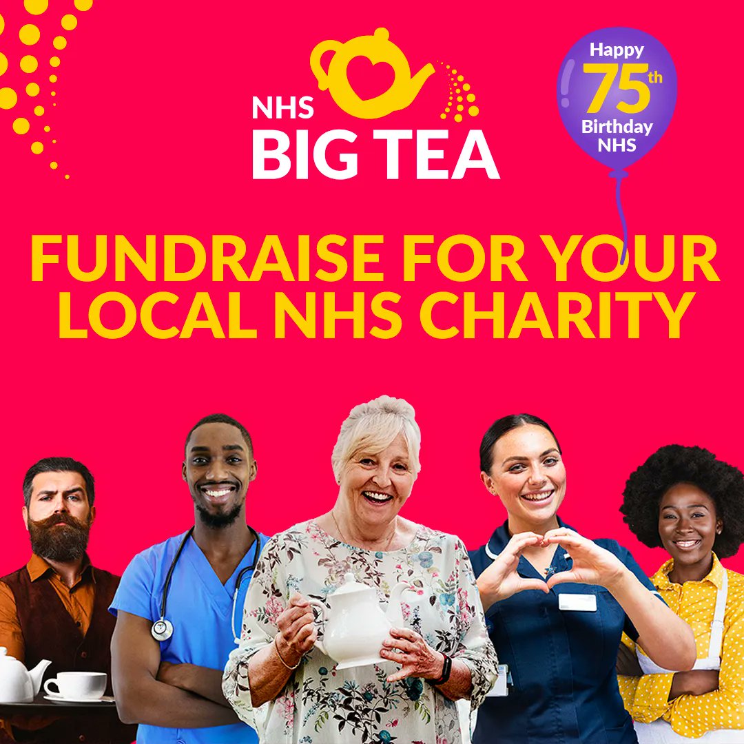Celebrate the NHS's 75th Birthday with us 🎈 

Would you like to host a celebration to raise money for your local hopsital? 

You could host a tea party in your workplace, school or in your local community! 

Please contact hello@healthtreefoundation.org.uk for more information!