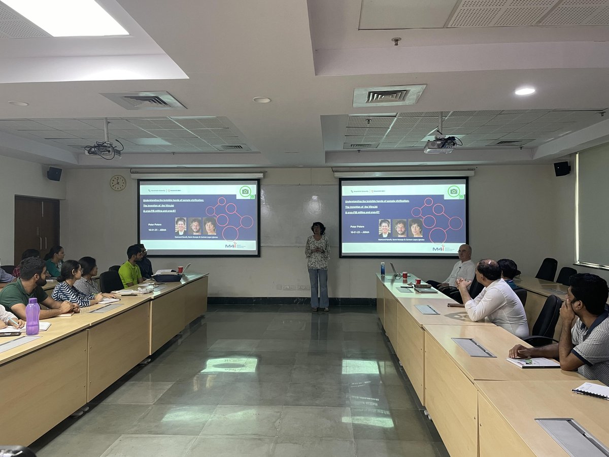 sathi_iitdelhi's tweet photo. Sample prep is key for best #cryoelectronmicroscopy. #electronmicroscopy samples to be investigated need preparation through various techniques. Prof Peters in his talk (organized by SATHI IITD) reveals newer sample prep technology developed by him
#electronmicroscope #vitrobot https://t.co/NtKQiGFp35