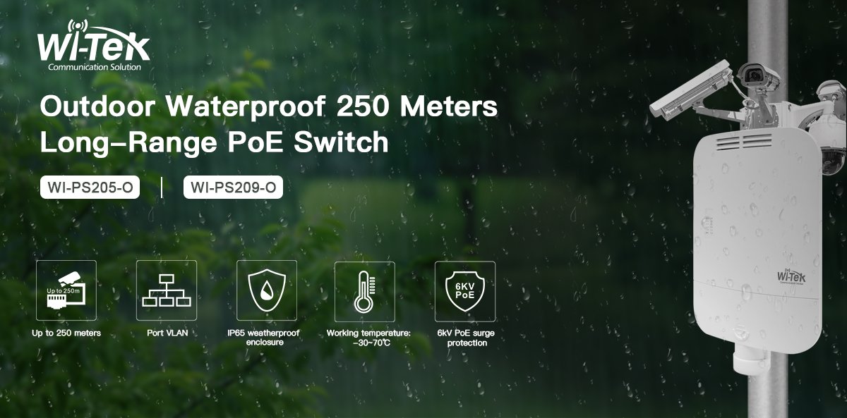 Wi_Tek's tweet photo. ● IP65 weatherproof enclosure
● 6kV PoE surge protection
● Working temperare:-30~70℃
● All-in-one for easy installation
#WiTek #CCTVSurveillance #cctvinstaller #CCTVSecurity #CCTV #smbmarketing #WiTekswitch #network #switch #poeswitch #poe #waterproofswitch https://t.co/8tfkMu5FU3