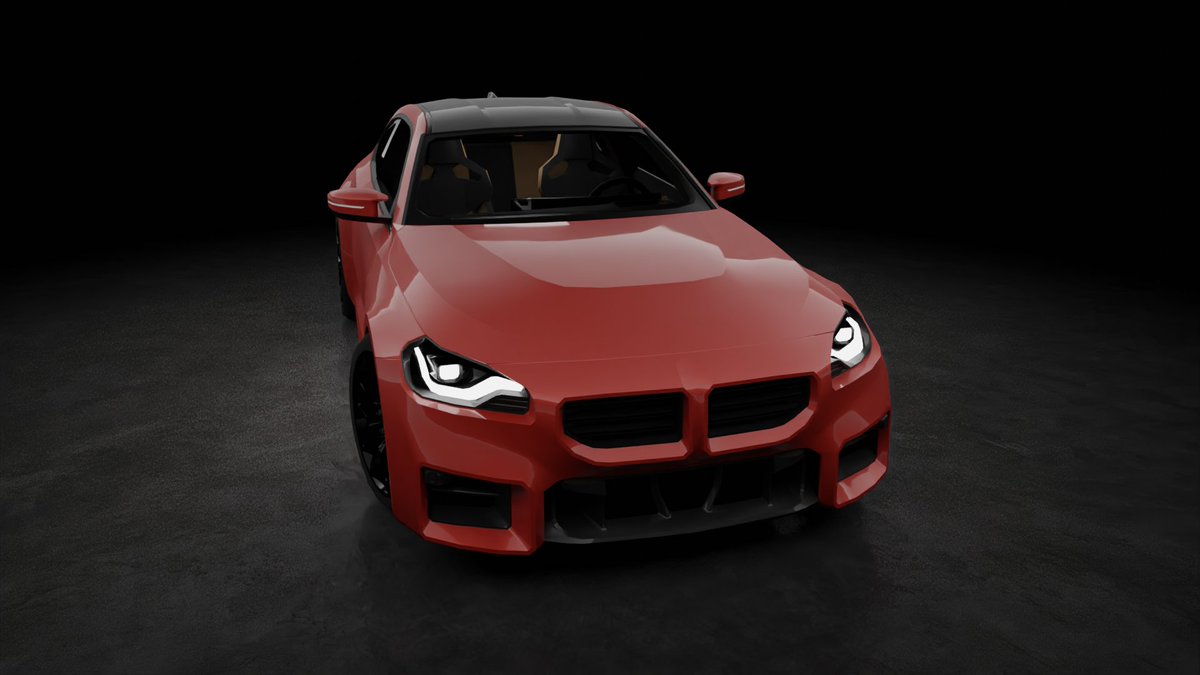Dev_Blender's tweet image. BMW M2 G87 made by me in Blender

#Blender3d #RobloxDev #Roblox