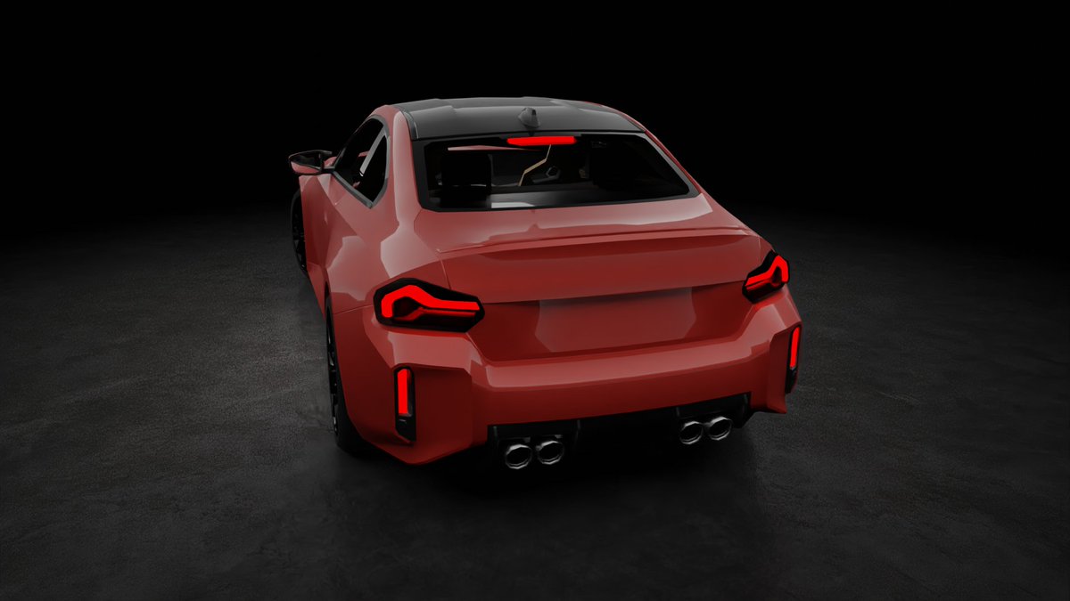 Dev_Blender's tweet image. BMW M2 G87 made by me in Blender

#Blender3d #RobloxDev #Roblox