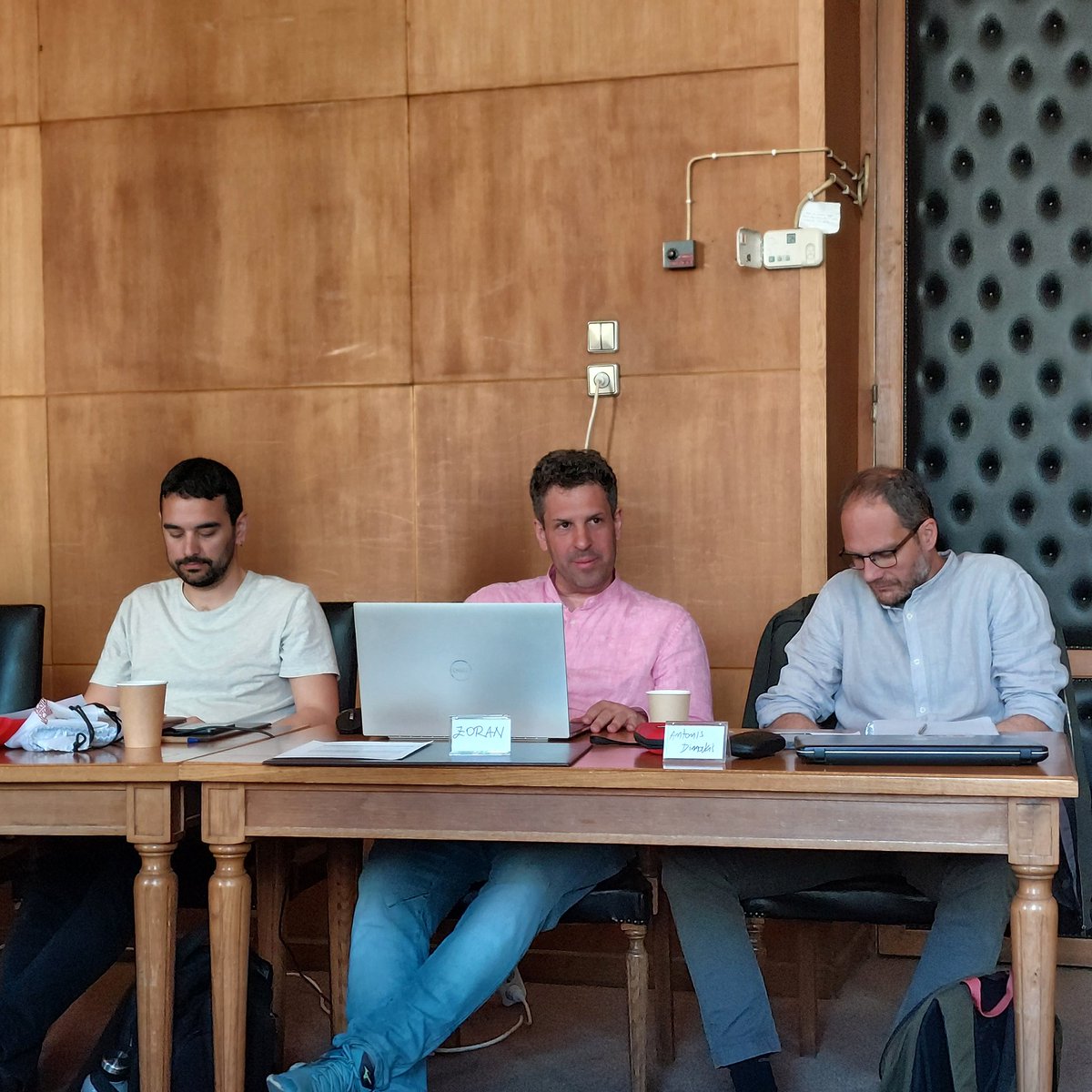 Kesi Mahendran, Prof• (@kesimahendran) on Twitter photo The <a href="/HorizonEU/">Horizon Europe 🇪🇺</a> / <a href="/innovateuk/">Innovate UK</a>
#OppAttune project frames the Athens Inception Meeting with a initial discussion of #everydayExtremism & how this relates to #nationalism #postnationalism & the development of our #transnational methods!
<a href="/panteion/">Panteion University</a> The <a href="/HorizonEU/">Horizon Europe 🇪🇺</a> / <a href="/innovateuk/">Innovate UK</a>
#OppAttune project frames the Athens Inception Meeting with a initial discussion of #everydayExtremism & how this relates to #nationalism #postnationalism & the development of our #transnational methods!
<a href="/panteion/">Panteion University</a>