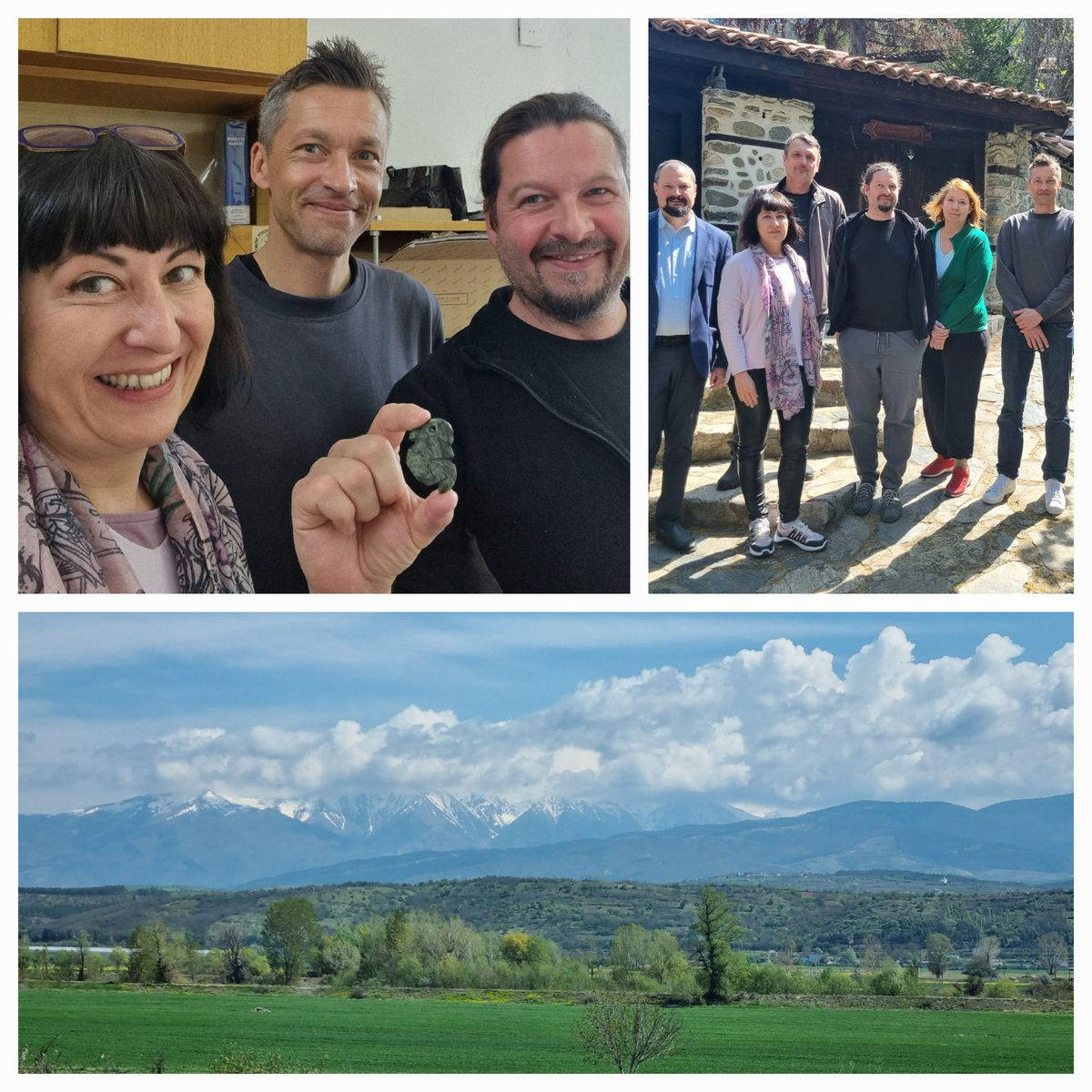 BarbaraHorejs's tweet photo. Starting our research trip on #BalkanArchaeology w/ a stop in Blagoevgrad museum. New scientific analyses on #Neolithic Bulgaria. Special greetings to @JPDemoule! @oeai_oeaw #NAIM #Sofia https://t.co/1EDiQ2M9Oq
