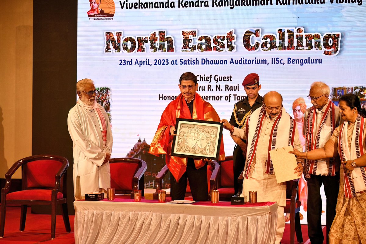 vkendra's tweet photo. 🚩

“North East Calling" by Vivekananda Kendra, Kanyakumari, Karnataka Vibhag @ Satish Dhawan Auditorium (Indian Institute of Science)
Malleswaram - Sunday, April 23, 2023

Chief Guest: Thiru #RNRavi Ji (Hon'ble #GovernorofTamilNadu)
#VivekanandaKendra  #NorthEastCalling https://t.co/Be1EHFdBam