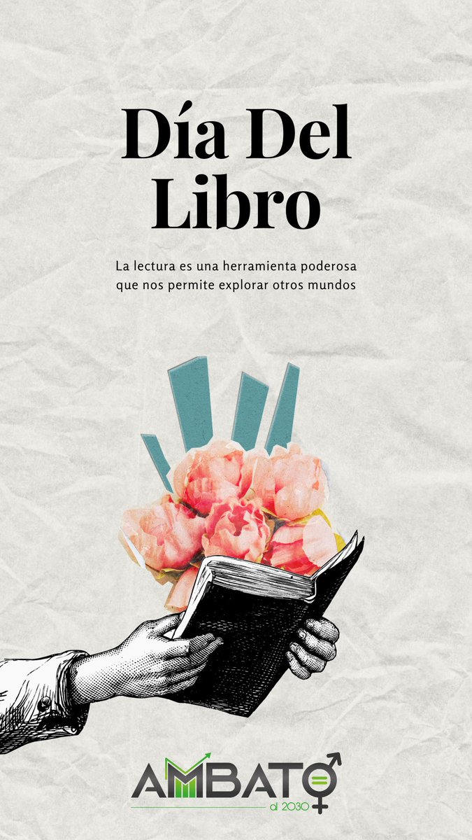 Ambatoal2030's tweet photo. #DiadelLibro2023 📚 https://t.co/C7QcGTzaXL