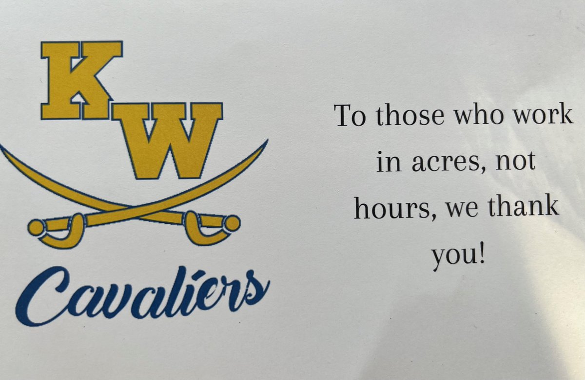 Thank you to the KWHS FFA for recognizing local farmers!