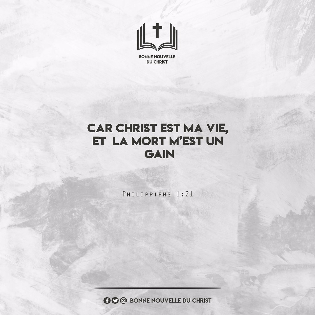 Bonne_Nouv's tweet photo. Christ est notre vie !
Bon début de semaine en Jésus Christ
#BonneNouvelleDuChrist #Lundi #Avril2023 #Christ #Séparer #Nouvelle_vie #Nouvelle_créature #Sainteté #Large_diffusion https://t.co/cSGnEb0d3k