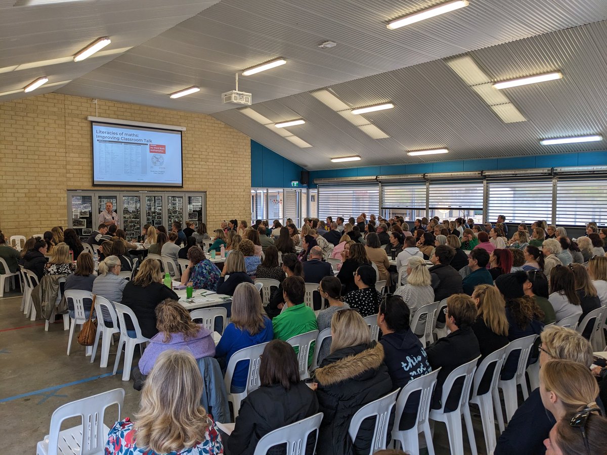 JDornan's tweet photo. 1/2 #KingstonPS facilitating the Bunbury North Network (BNN) Professional Learning today with 11 schools from our region. Ts participating in purposeful and engaging maths with #drpaulswan and @MAWAinc to improve student outcomes in #Maths @CuneoSue @katiewallace50 @WA_Edu_News https://t.co/73bgXUqXgQ
