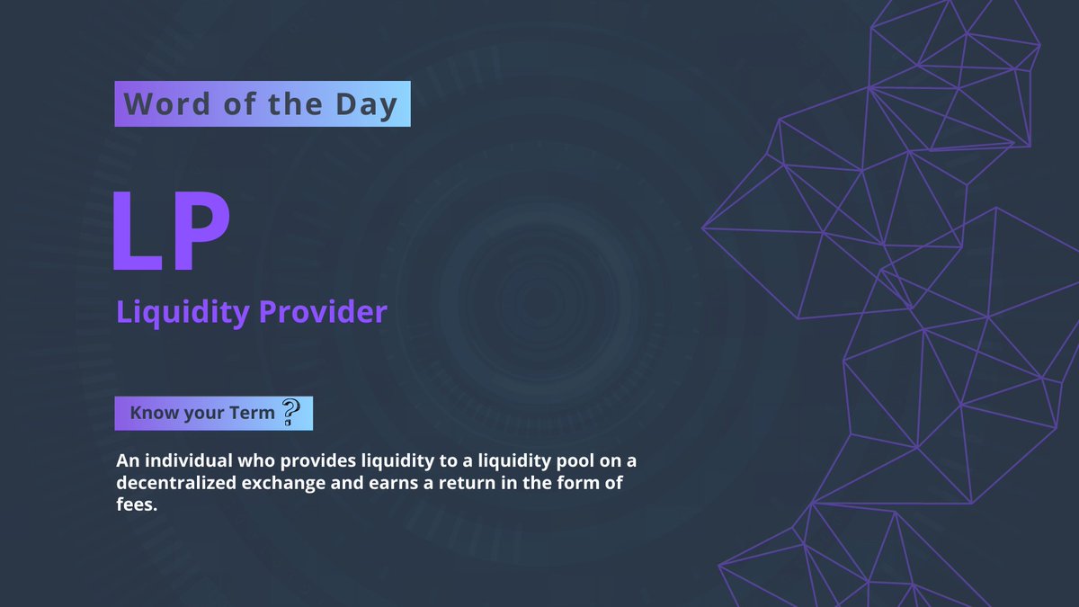 UnrealFinance's tweet photo. We often hear the word liquidity provider thrown around in crypto and #DeFi. 
So what is it? 🤔

Let's break it down! 💡💰📈

#liquidity #cryptocurrency #KnowYourTerm https://t.co/KhH4l7K65s