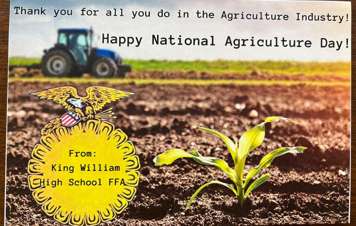 kwcps's tweet photo. Thank you to the KWHS FFA for recognizing local farmers! https://t.co/hbqzbA6PJ8
