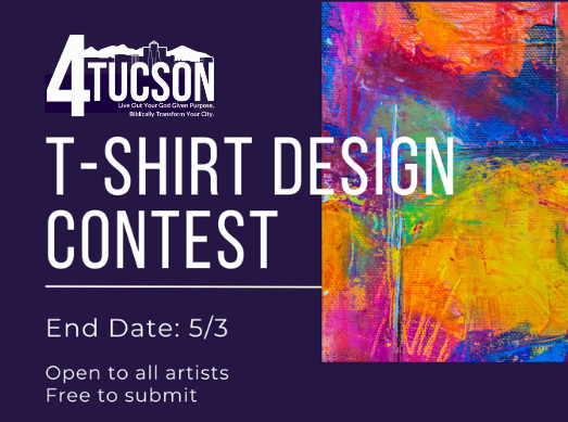 4_Tucson's tweet photo. 📣 Calling All Artists!
4Tucson wants to invite Christian Artists to help design our 4 Tucson T-Shirts. 

The winning artist will receive $500 and public recognition on all 4 Tucson media platforms.

Submit your work today 👉 https://t.co/ZcqDDT8fI1 https://t.co/e6rvQ8vkmP