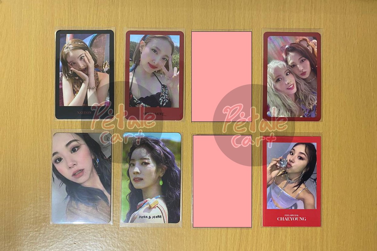 petalecart's tweet photo. WTS LFB PH #petalecart 

Twice More &amp; More Photocards
✅ On-Hand
Php 160 each

DM to order
*replies will not be entertained

#twice #twicebns moreandmore more&amp;more photocard pc nayeon jeongyeon momo sana jihyo mina dahyun chaeyoung tzuyu wtb lfs https://t.co/Sykqa42ncm
