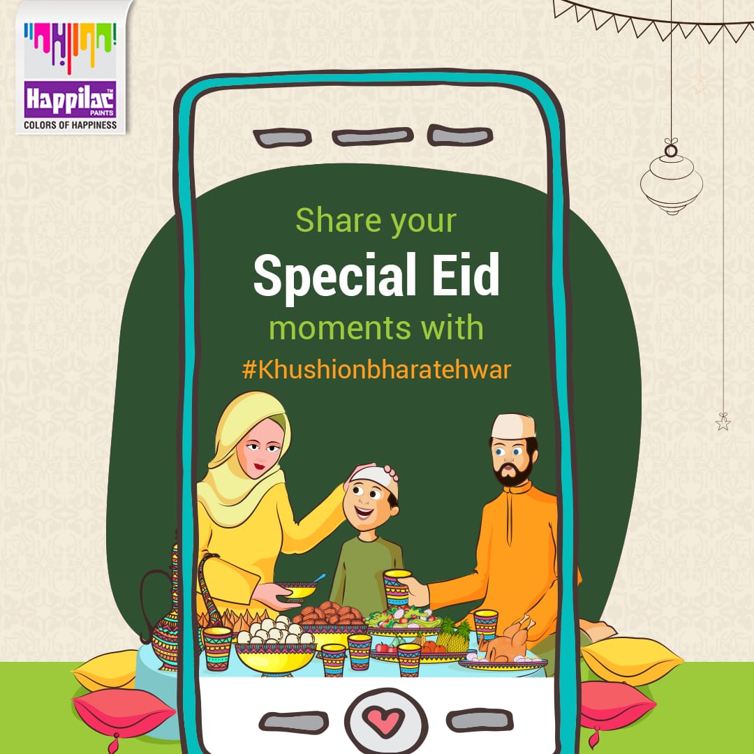 HappilacPaints's tweet photo. Get a chance to win exciting prizes from #HappilacPaints.
Terms &amp; conditions apply:
-Share your #EidMubarak moments in comments with #Khushionbharatehwar
-Tag 3 friends
-Retweet post
-Follow our Facebook, Instagram &amp; Twitter handles
Note: Winners will be selected from balloting. https://t.co/gi4QHgNIsY