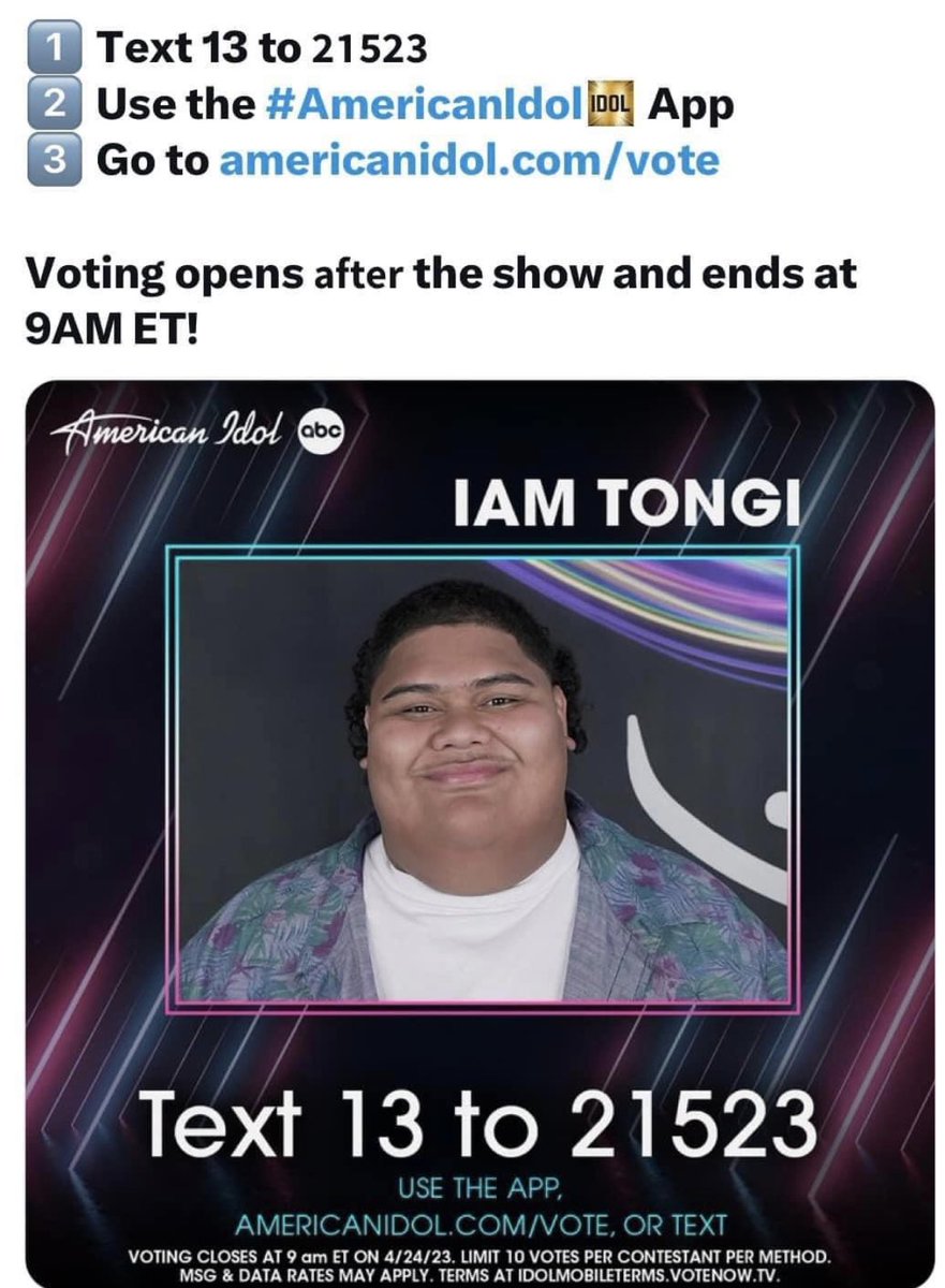 Iam Tongi tweet media