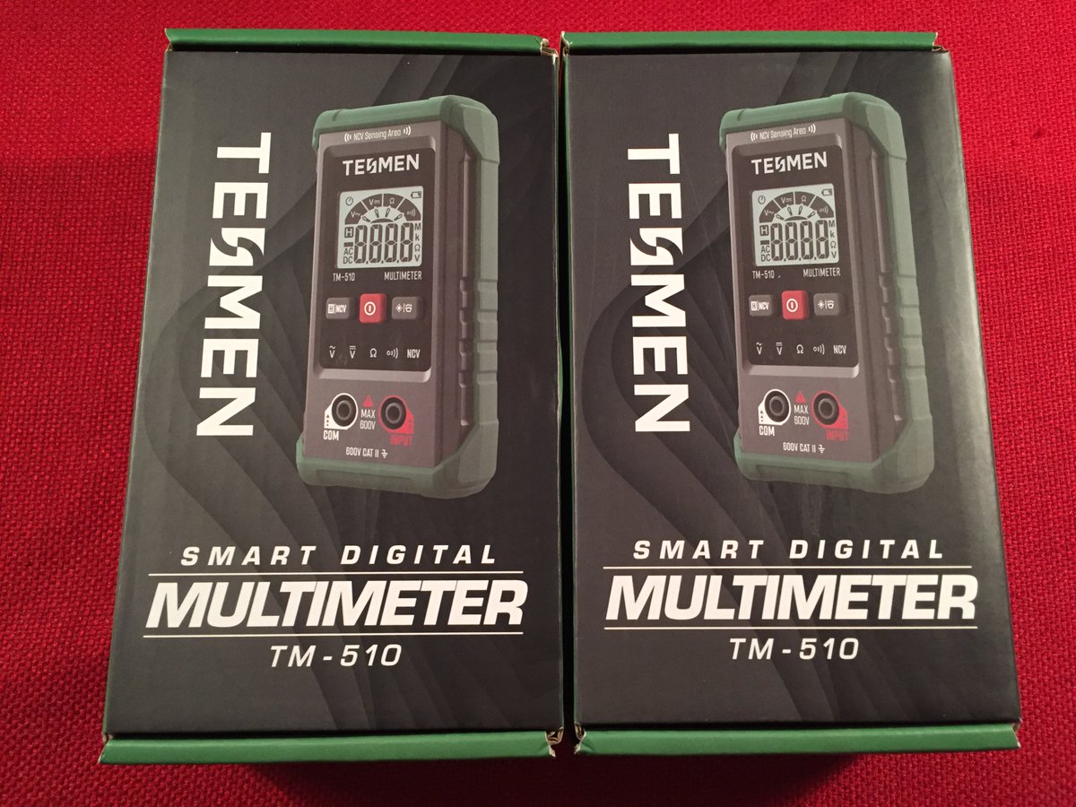 todderbert's tweet photo. The Tesmen TM-510 Multimeter at Amazon: https://t.co/KqZtzlxzzG
Update! Use Code: WTR8KD9I to Save 15%. It will stack with the current 5% Off currently Offered.
My Review: https://t.co/n07sEkolHR
#tesmen #tm510 #autorange #automode #undertenbucks #multimeter #deal https://t.co/zL5tGJAdnf