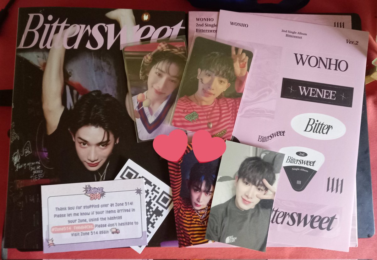 coenfflcart's tweet photo. my bittersweet album have arrived safely!! thank you so much @Zone514_PH 🩷

 #Zone514_Feedbacks https://t.co/AfsOzPt1aX