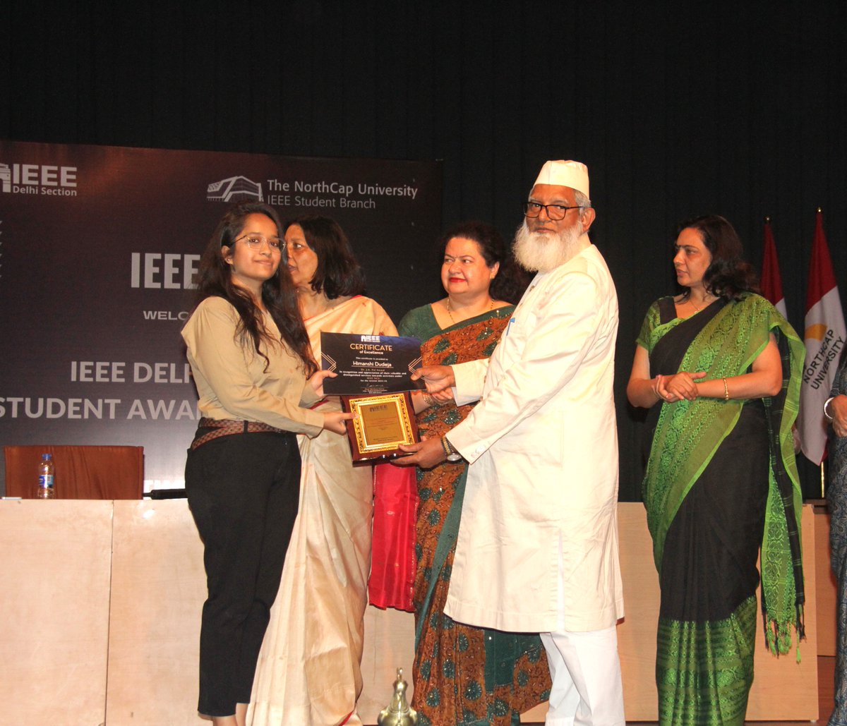 NorthCap_Univ's tweet photo. 💫IEEE Student Branch of the NorthCap University hosted the prestigious IEEE Delhi Section Student Awards Ceremony 2023, to acknowledge the efforts and hard work of IEEE volunteers in Delhi Section for the AY 2022-23.💫
#IEEE #IEEEDelhi #IEEE2023 #NCU #NorthCap https://t.co/dfMjBpeLqB