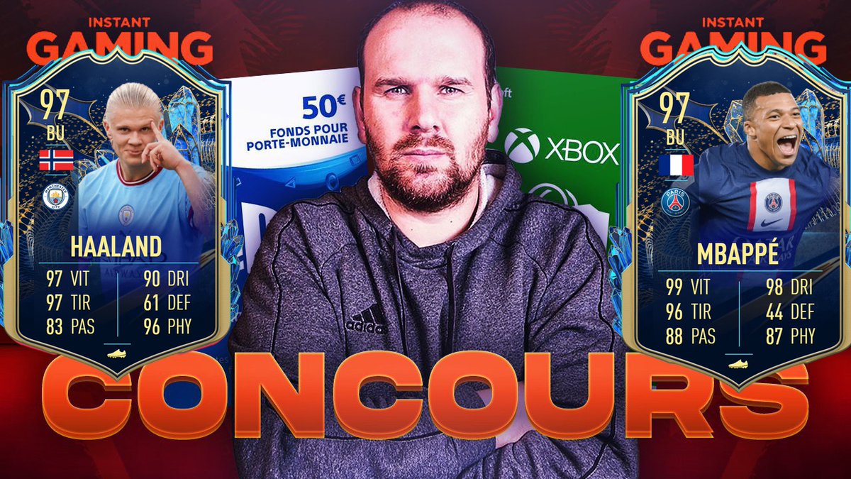 🎁Concours TOTS 🎁

Pour fêter le début des TOTS double CONCOURS !!

➡️Concours 1 : bit.ly/3IcMPWj ( 100€ PSN ou le jeu de votre choix à gagner !!!)

➡️Concours 2 : RT ce tweet et Follow <a href="/robert87000/">Robert87000 FIFA</a> 
2 fois 20€ PSN/Xbox à gagner parmi les RT

TAS : 31/04/2023