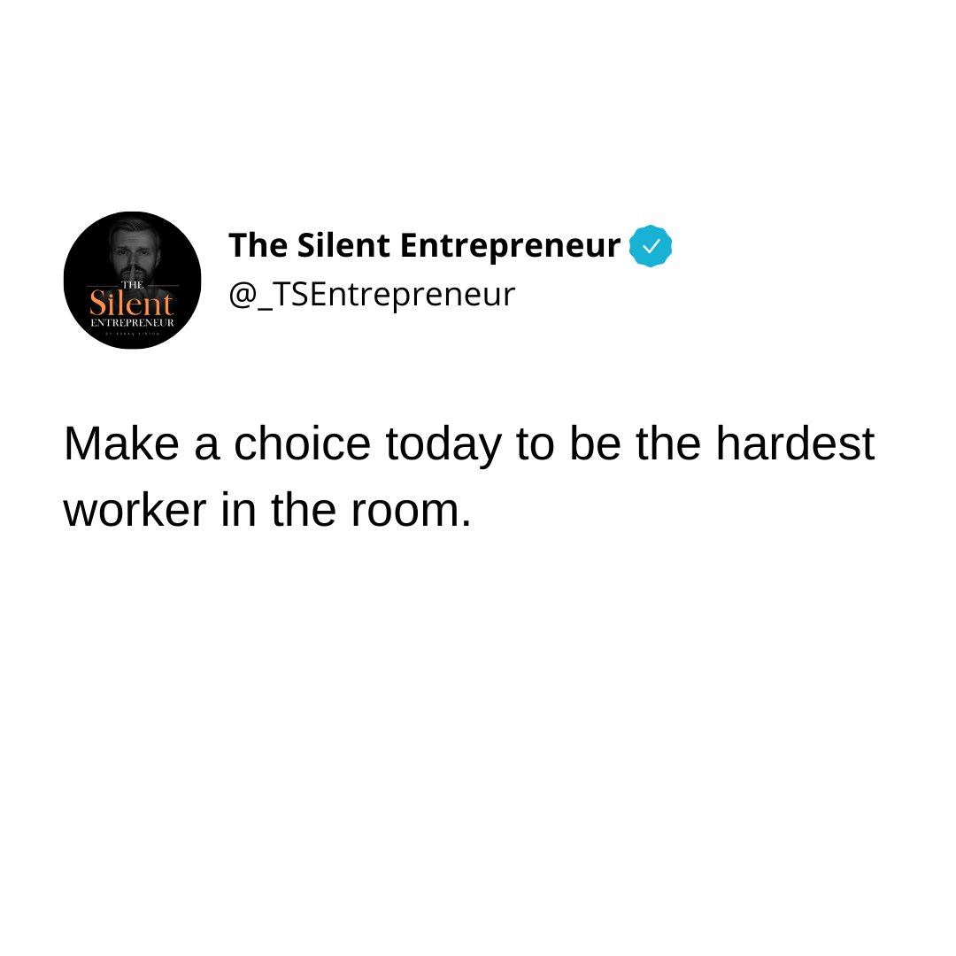 The Silent Entrepreneur tweet media