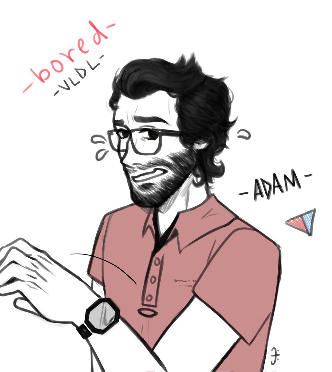 scootynyoom's tweet photo. @vivadirt decided to draw my favorite employee of Playtech! Cheers from the US 🫡 -JJ https://t.co/HDmiQiWtcV