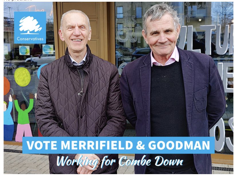 BathCA's tweet photo. On May 4th, vote to #GetBathMoving in #CombeDown with Steve and Bob.
#LocalConservatives https://t.co/oeUrHS9Xao