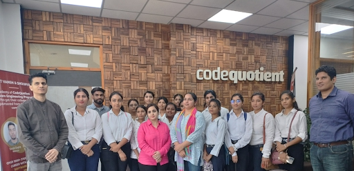 We had the pleasure of hosting students from Asian College, Patiala, for an Industrial Visit at our Mohali office. We hope our insights and expertise will help you shape your careers as future tech leaders. 
 
#CodeQuotient #IndustrialVisit #TechEnthusiasts