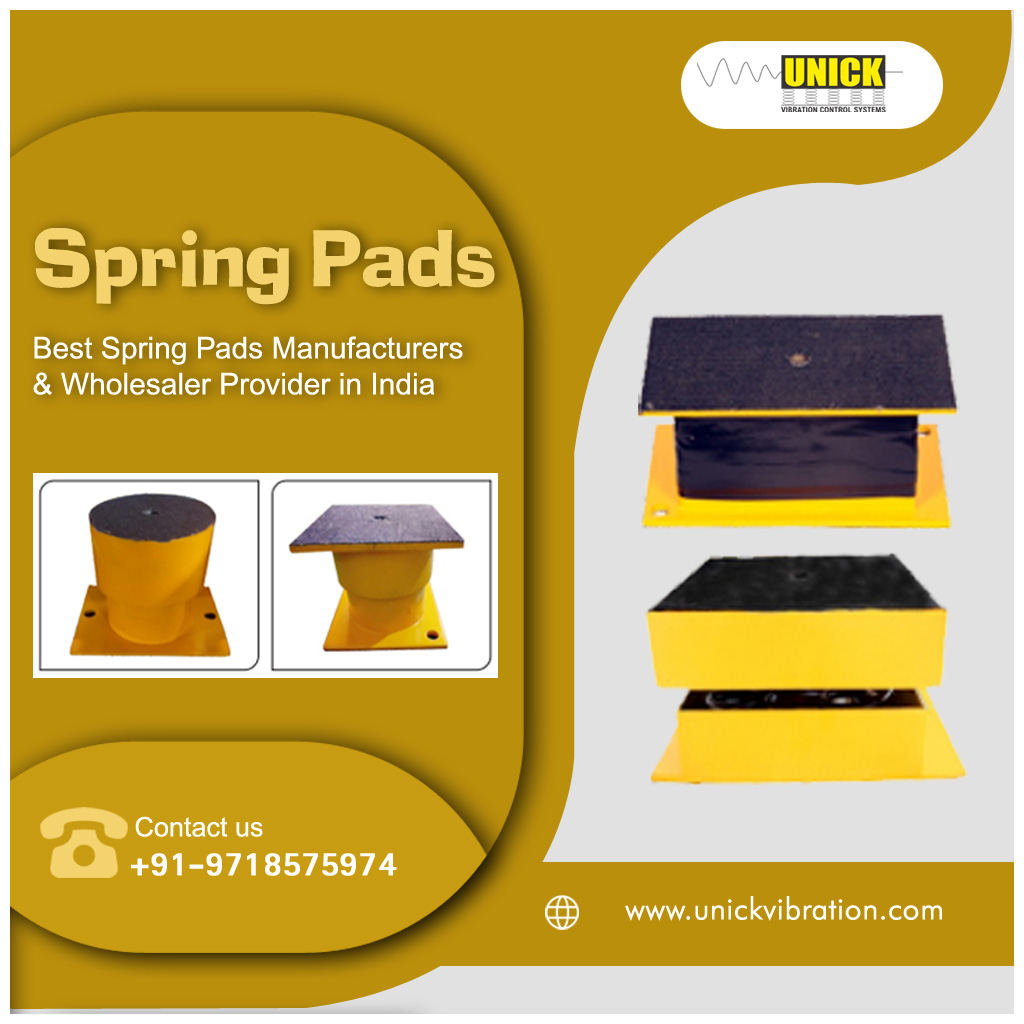 UnickVibration's tweet image. One of the best leading most Manufacturer &amp;amp; wholesalers of Heighten Mounts in India. 
Call @9718575974, 9650434282 | unickvibration.com/product/spring…
#springpads #installationsheets #springpads #wedgemounts #antivibrationpads #vibrationpads #pads #installations #airspringpads