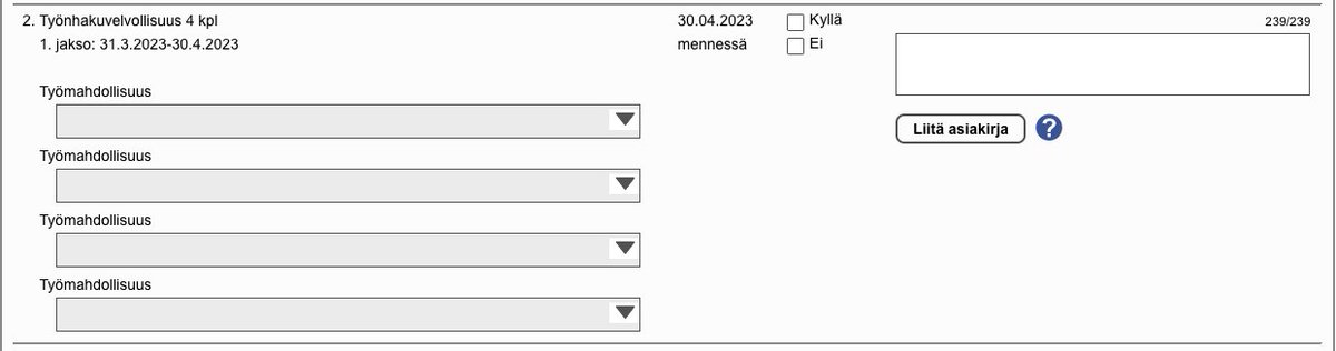 Tässä esimerkki, miten työtön raportoi ja mitkä ovat velvoitteet te-palveluissa, kun kannusteita kovasti haetaan heikennyksillä, vaikka haluvelvoite jo on olemassa!
#työttömyys #raportointi #malli #velvoite #määrävelvoite #tepalvelut #media #tiedoksi