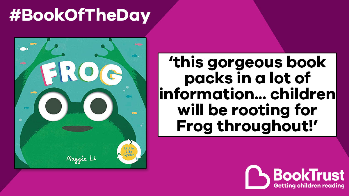 We think children will love finding out all about the life cycle of #Frog in our #BookOfTheDay!

This chunky board book from <a href="/mmaggieli/">Maggie Li</a> is really cute, with fun peep-through holes to keep little ones turning the pages: booktrust.org.uk/book/l/little-… <a href="/templarbooks/">Templar Books</a>