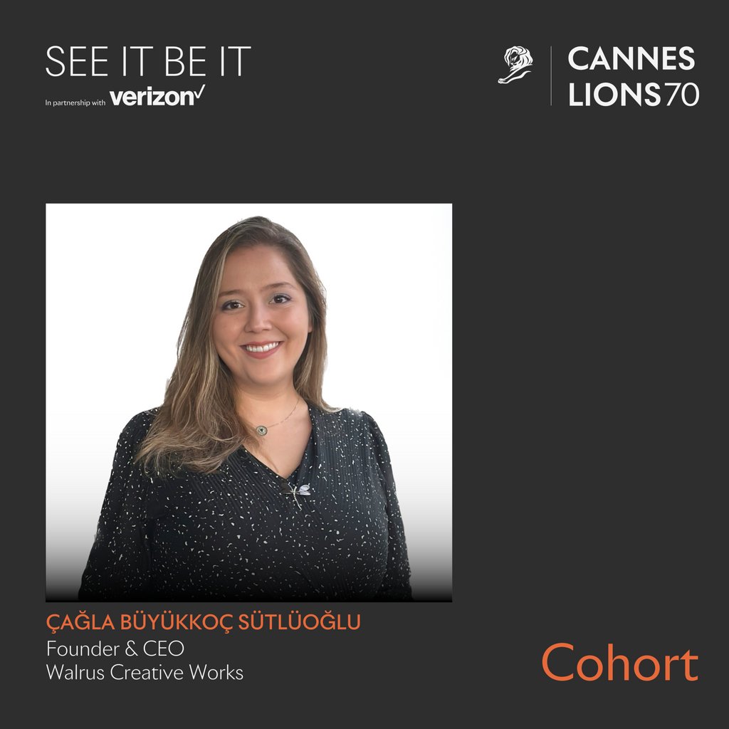 Join us in celebrating our very own @CaglaBuyukkoc for being chosen as one of the 16 up and coming female creative leaders in the @Cannes_Lions International Festival of Creativity 2023 #SeeItBeIt Program 🎉

🔗 Read the full press release here: lionscreativity.com/talent/see-it-…