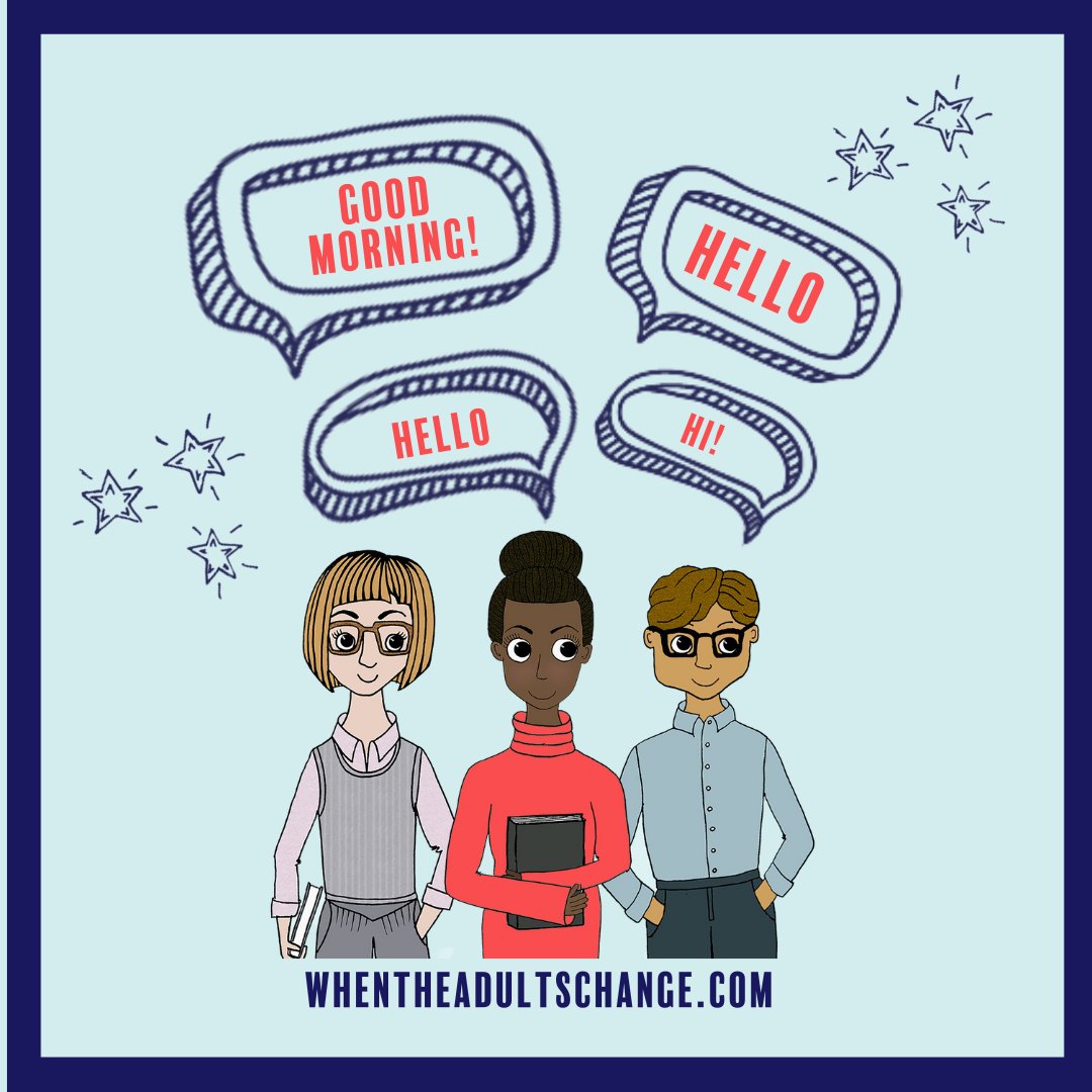 A morning meet and greet routine builds a calm, predictable and secure environment each and everyday before pupils have even reached their classrooms.

Be consistent.

#EduTwitter #EdChat #TeacherTwitter #BehaviourManagement #WhenTheAdultsChange