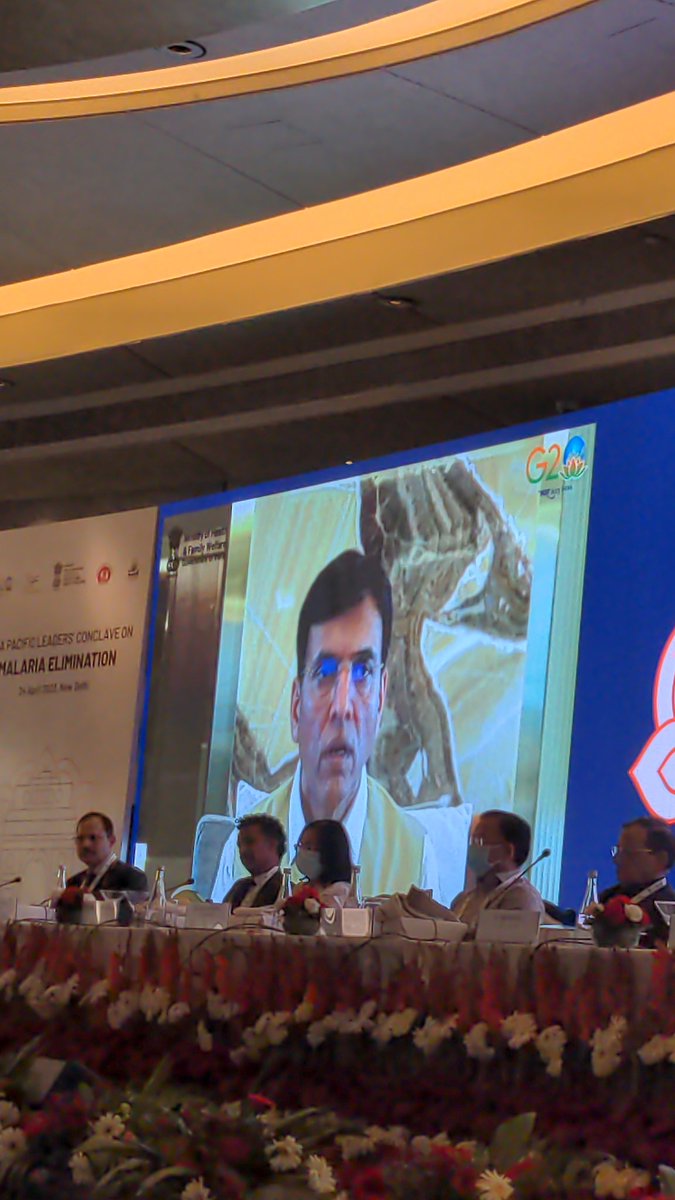 Dr @mansukhmandviya reiterated India's commitment to the fight against Malaria, and extended all support to other countries in this global public health endeavour.

#MalariaElimination