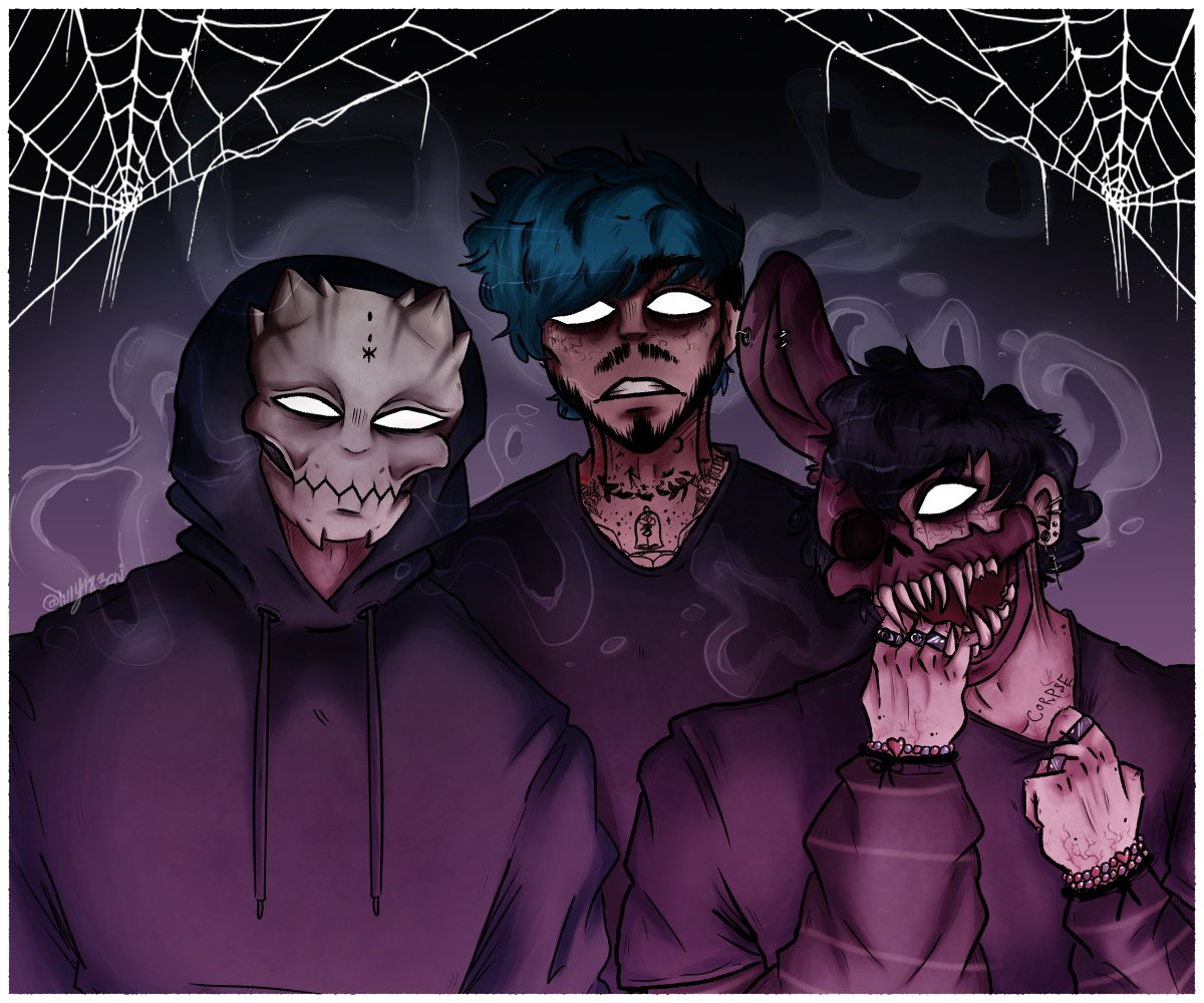 chaos boys 
.
<a href="/KageKamaara/">KAMAARA</a> <a href="/SavageGasp/">Savage Ga$p</a> <a href="/CORPSE/">CORPSE</a> <a href="/Corpse_Husband/">Corpse Husband</a>  
#kamaara #kamaarafanart #pumpkintwt #savagegaspfanart #corpsefanart #CORPSE #corpsehusband
