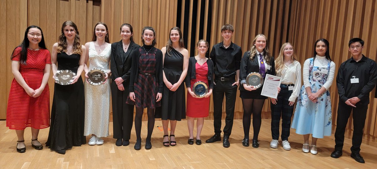 EpsomRotary's tweet photo. Fantastic music day yesterday @rotaryribi  Young Musician National Final @StollerHall Manchester with our sponsored oboist Isabella Mackie runner up &amp; our vocalist Katie Evans of @EpsomCollegeUK singing beautifully. All won through Club, District Regional Finals &amp; were winners https://t.co/TLKjm5K3g5