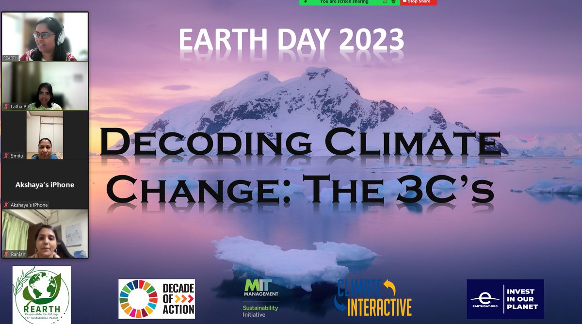 rearthofficial's tweet photo. REARTH kickstarted it's journey by hosting 2 DCC workshops which were also registered for worldwide EARTHDAY events #climatechange #InvestInOurPlanet #EarthDay2023 #EnROADS #ClimateAction #climateinteract https://t.co/DW9DQ7QAwe