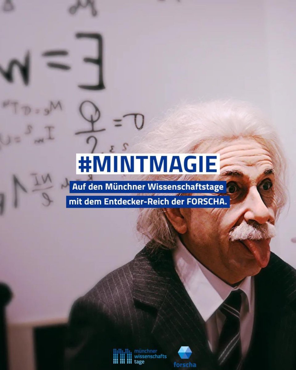 forscha's tweet image. #mintMagie? Was verbirgt sich dahinter? Findet es heraus am Stand der Initiative des @BMBF_Bund . #mwt2023 .#forscha2023 #MünchnerWissenschaftsTage. #twlz #BayernEdu