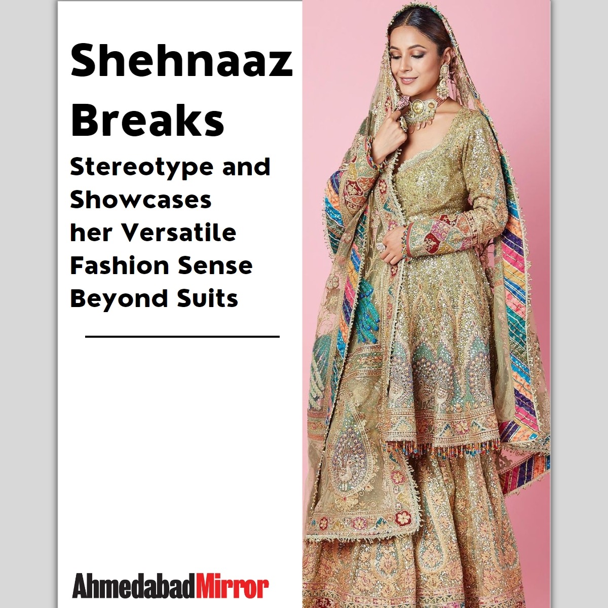 ahmedabadmirror's tweet photo. Shehnaaz Breaks Stereotype and Showcases her Versatile Fashion Sense Beyond Suits
#ShehnaazGill #Breaks #Stereotype #Showcases #BiggBoss #bodyshamed #preconceived #new #viral #viralnews #ahmedabadmirror #ahmedabadmirrorofficial #newspaper #englishnewspaper #facebook https://t.co/xrO1PNwpgi