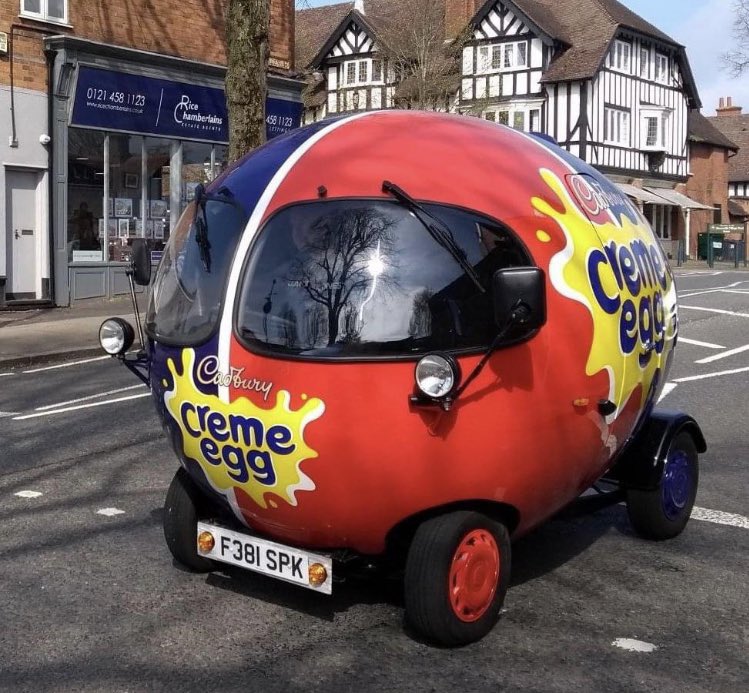 No time to explain. Get in the Creme Egg.