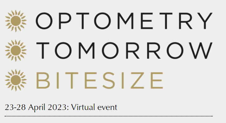 CollegeOptomUK's tweet photo. Don't miss out on the #OptometryTomorrowBitesize events happening this week 💻
There is still time to join our online informative and engaging webinars that will help you stay up-to-date with the latest developments in optometry.
Book your place today https://t.co/HYPXfLRvmQ https://t.co/xi5VPBiSE5