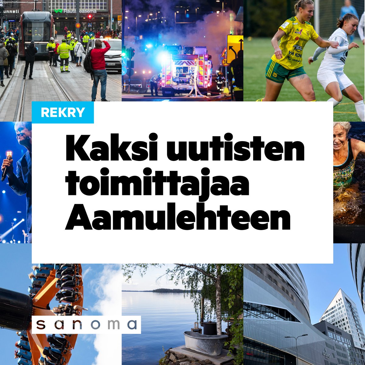 aamulehti's tweet photo. Aamulehti kasvaa ja vahvistaa uutisten tarjontaansa. Etsimme kahtaa uutisten toimittajaa. Hakuaika päättyy perjantaina 28.4.2023. Hae osoitteessa https://t.co/YZEiI3QC0E https://t.co/Qrbp17CEMG